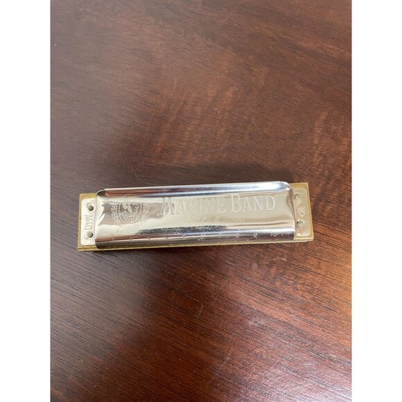 Vintage M. Hohner Marine Band Harmonica No. 1896 - Key Of C, Original Box - Picture 3 of 8